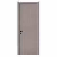 درب  اتاق خواب MDF با روکش پی وی سی ساده کد 4100