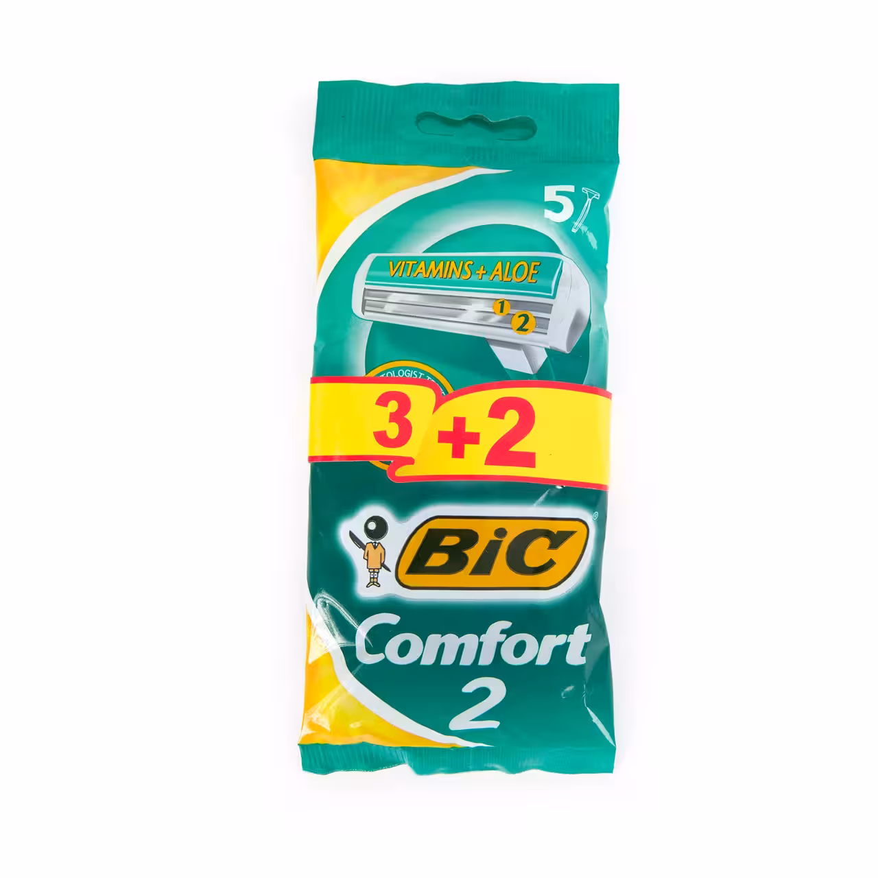 تیغ ژیلت دو تیغه کامفورت بیک 5 عددی