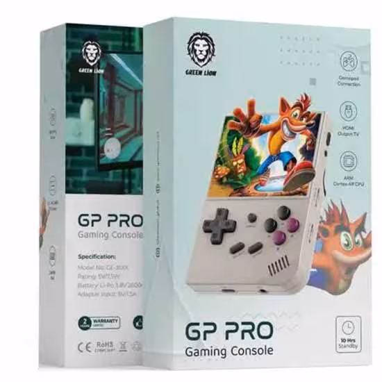 کنسول دستی Green Lion GP Pro Gaming Console – Grey