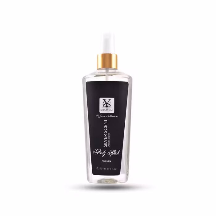 بادی اسپلش مردانه شمیاس مدل Silver Scent حجم 250 میل