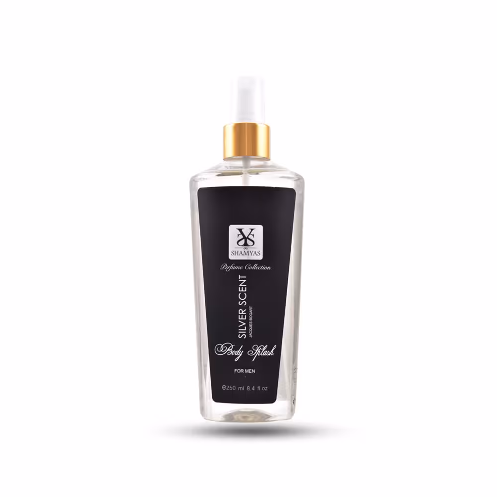 بادی اسپلش مردانه شمیاس مدل Silver Scent حجم 250 میل
