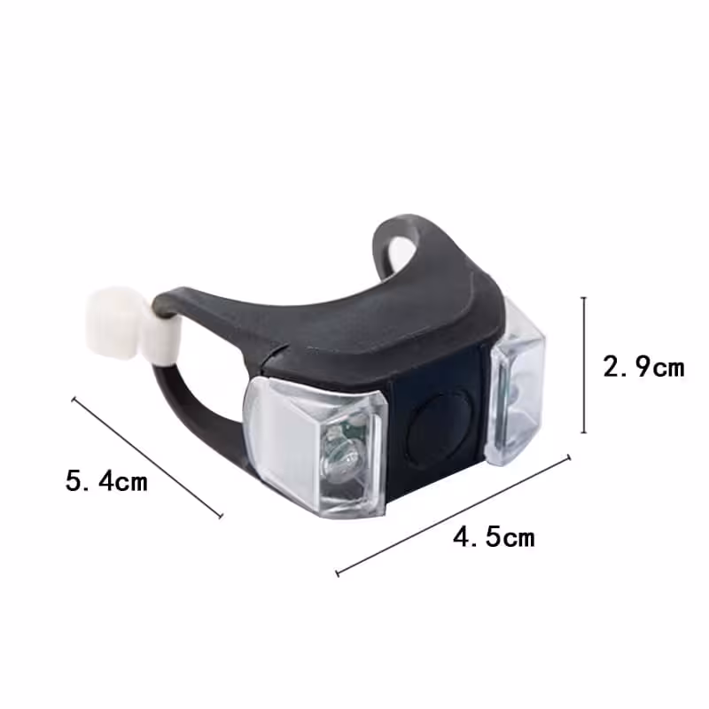 ست چراغ جلو و عقب دوچرخه مدل HL-009 باتری خور