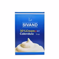 صابون 30% کرم سیوند مدل Calendula وزن 90 گرمی