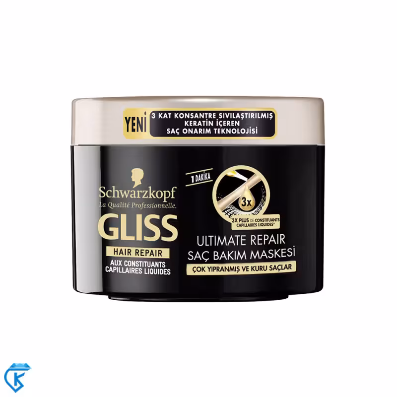 ماسک مو 200ml موهای خشک و آسیب دیده Gliss