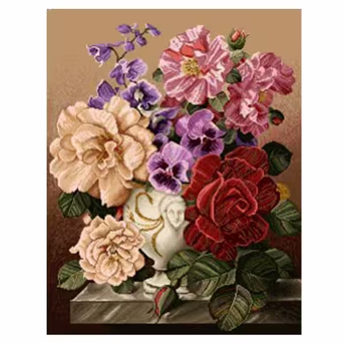 طرح گل وگلدان کد 25258