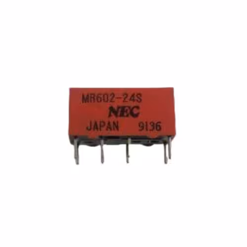 رله 24 ولت 2 کنتاکت 8 پایه برند NEC کد MR602-24S