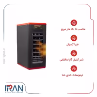 هیتر گازی آذر تهویه مدل A618 دو دور پرومکس