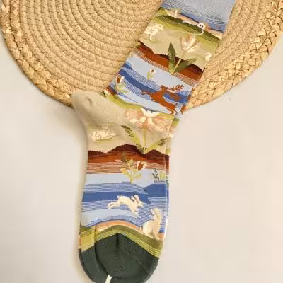 جوراب فانتزی طبیعت