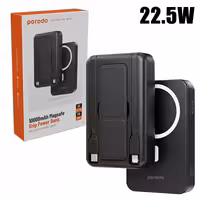 پاوربانک 10000 گریپ پرودو مدل Porodo Magsafe Grip   کابل و مگسیف
