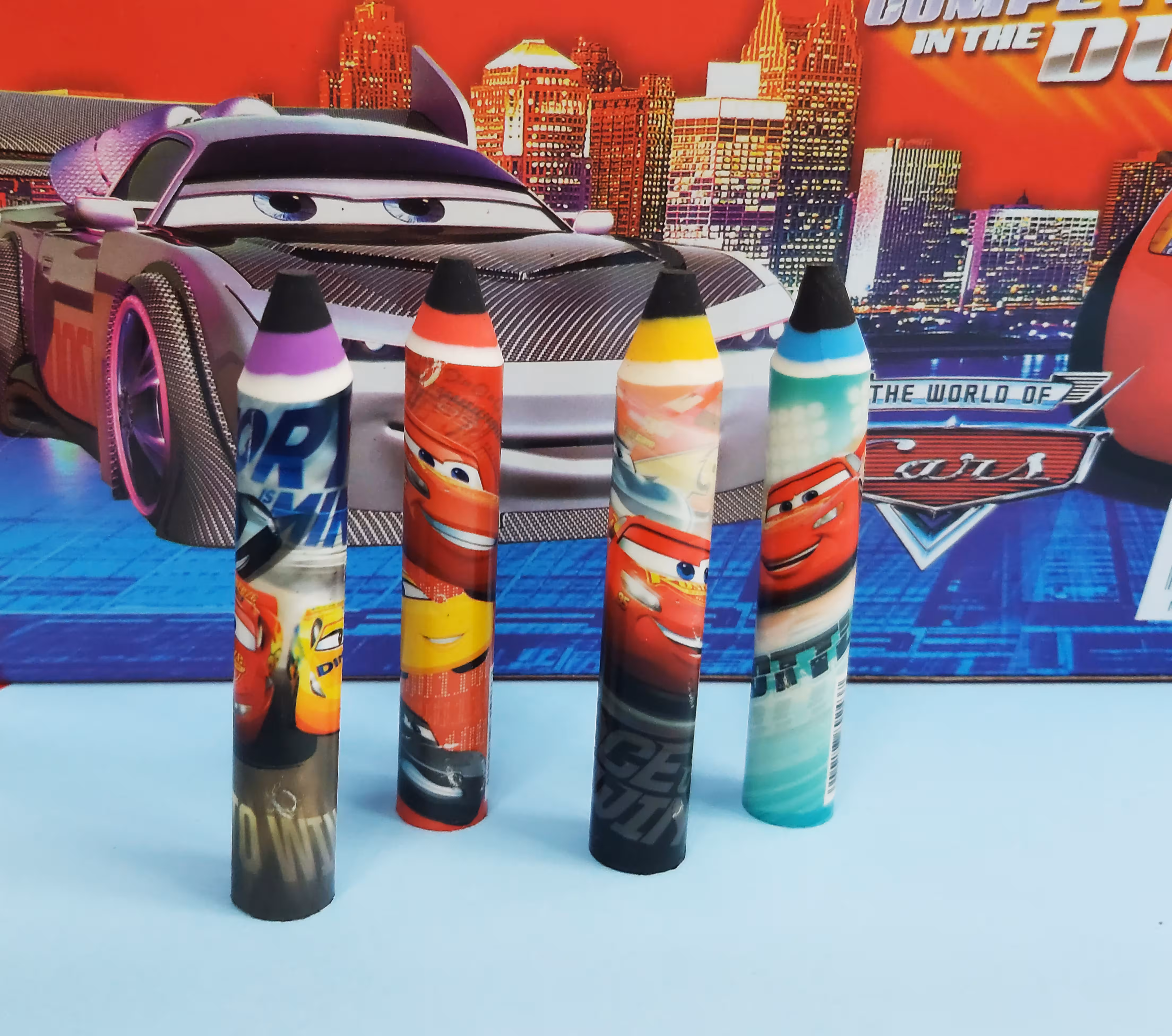 پاکن مدادی طرح ماشینهای مک کوئین