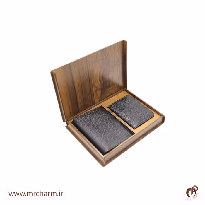 ست کیف پول و جاکارتی چرم mrc1318-36