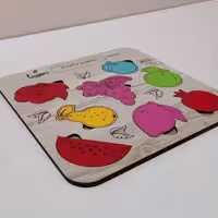 بازی آموزشی مدل جورچین میوه جات کد k-37