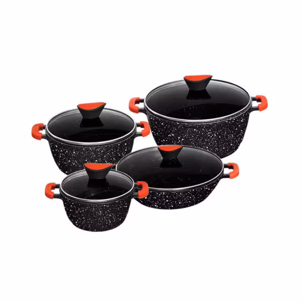 سرویس  8 پارچه دایکست درب پیرکس پوشش تیتانیوم تابان