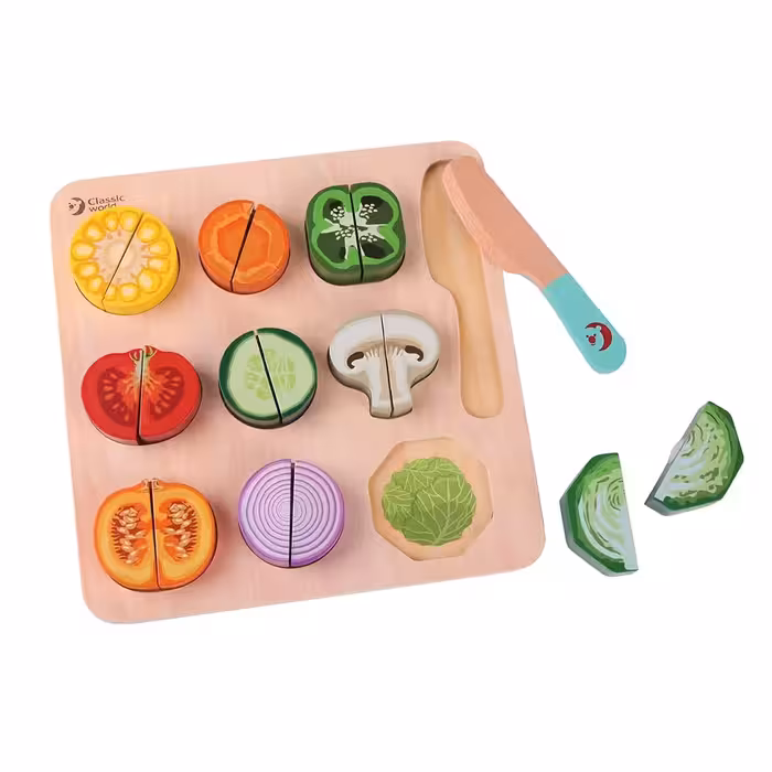 پازل چوبی برش سبزیجات کلاسیک ورد Classic World