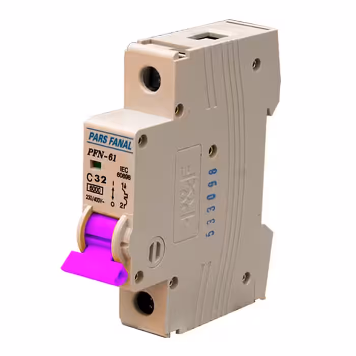 فیوز مینیاتوری تک فاز 32 آمپر پارس فانال مدل C32