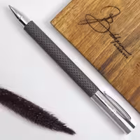 فابرکاستل روان نویس امبیشن اپ ارت مشکی 147056 FABER-CASTELL Ambition Rollerball Pen OpArt Black Sand