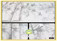 کاغذ دیواری آنجل مدرن درختی طوسی کد:9957