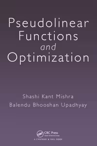 خرید و دانلود نسخه کامل کتاب Pseudolinear functions and optimization
