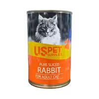 کنسرو گربه بالغ طعم خرگوش برند us pet یو اس پت 400 گرمی