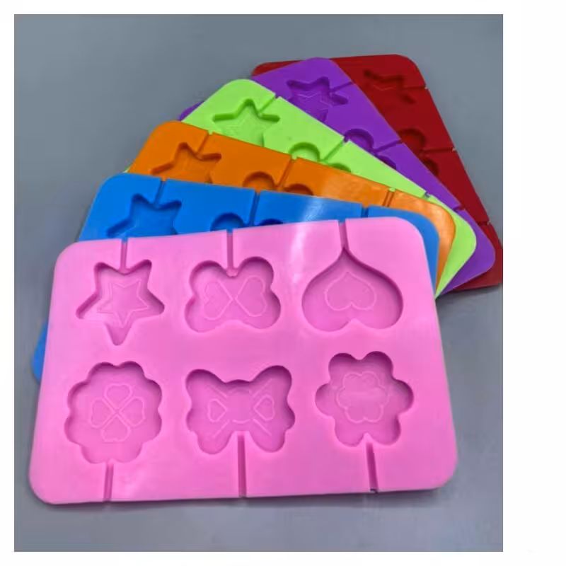 قالب سیلیکونی آبنبات 6 طرح