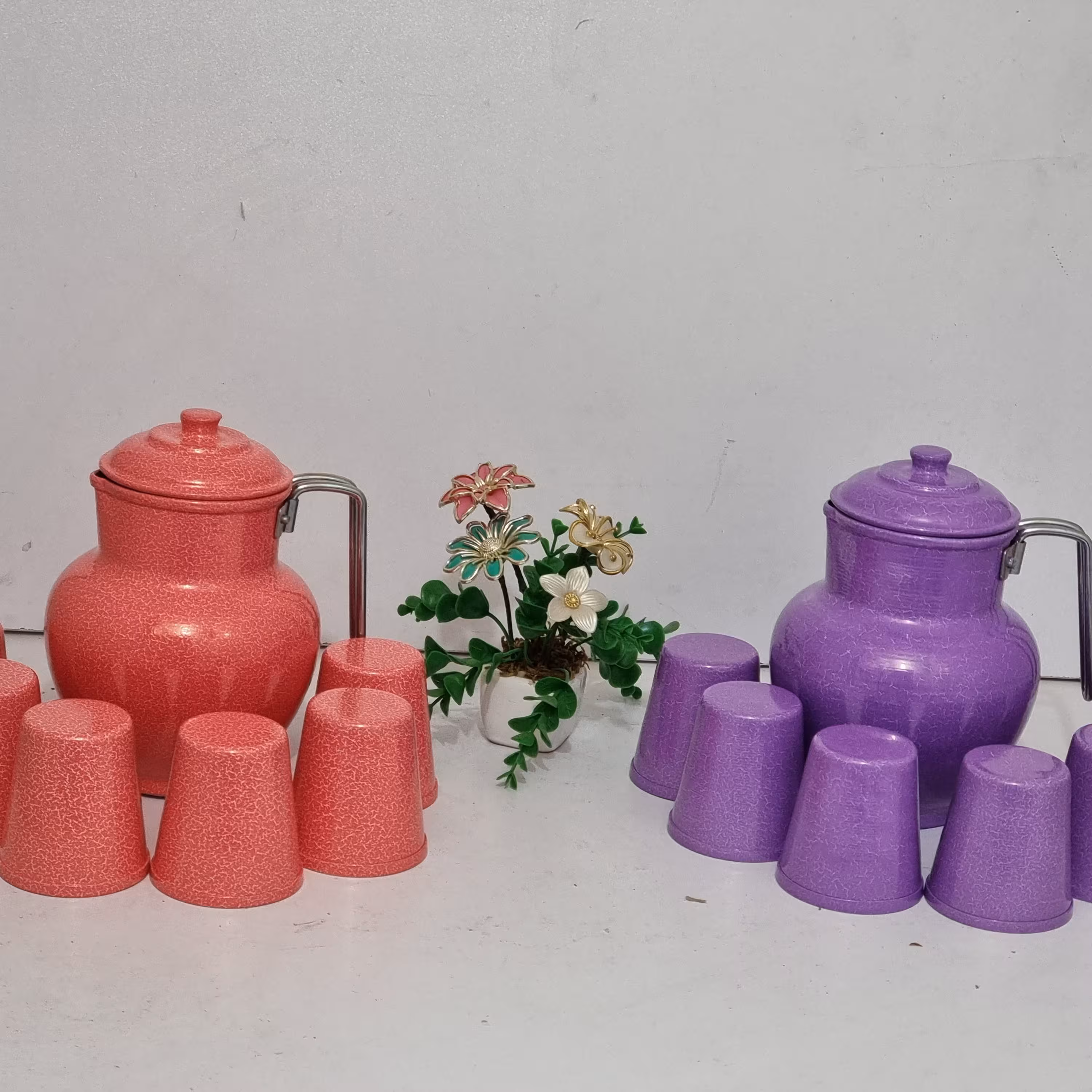 پارچ و لیوان روحی رنگی