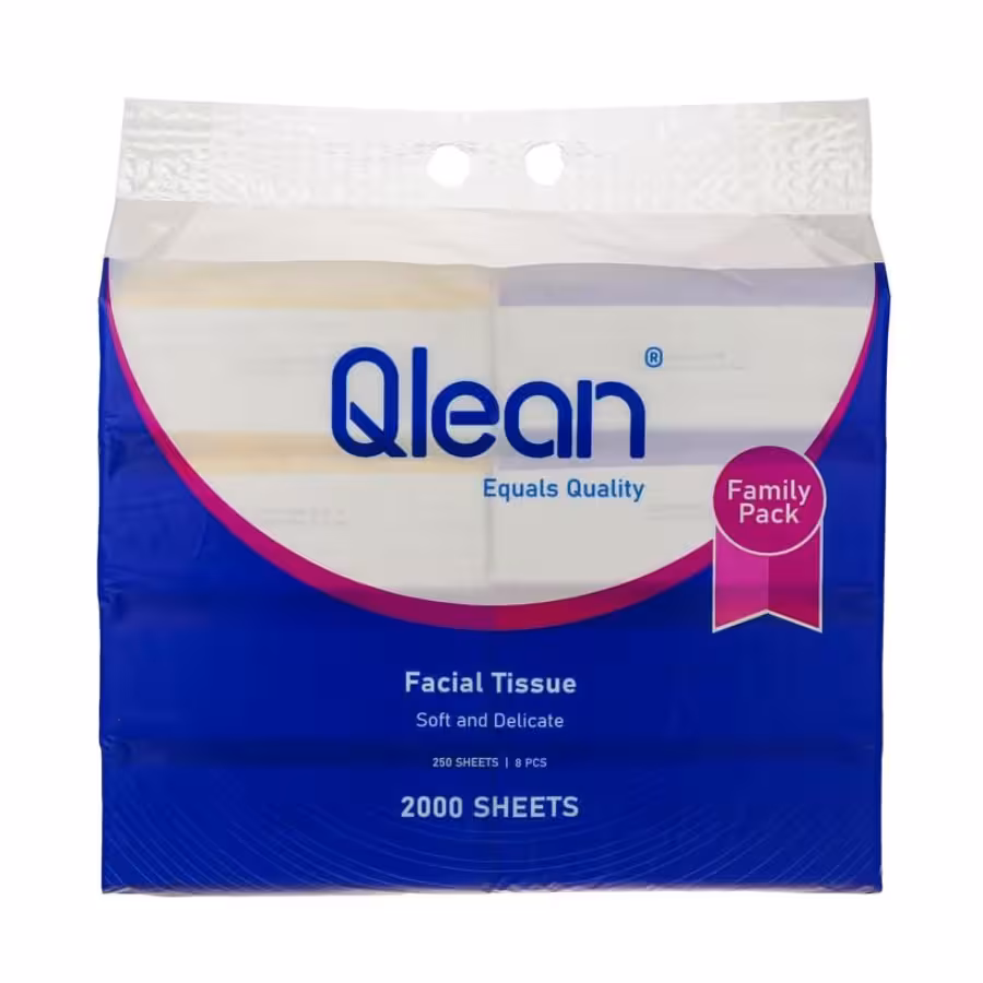 دستمال کاغذی 250 برگ کیولین مدل اقتصادی بسته 8 عددی (کارتن 4 تایی)