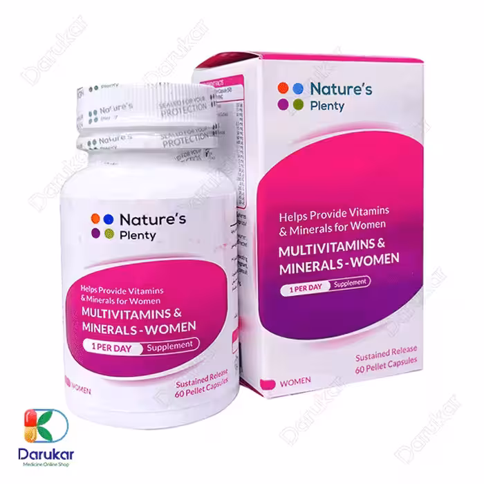 کپسول مولتی ویتامین و مینرال بانوان نیچرز پلنتی