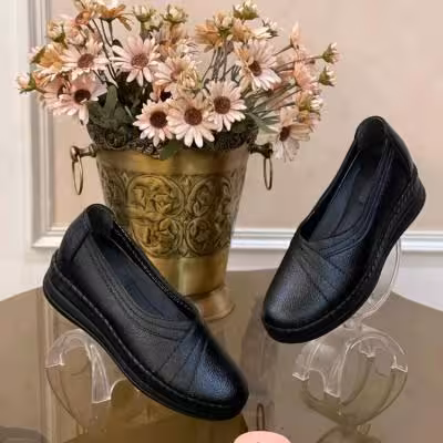 کفش طبی زنانه دور دوخت دارای پد خار پاشنه مخصوص پیاده روی سایز 37تا41