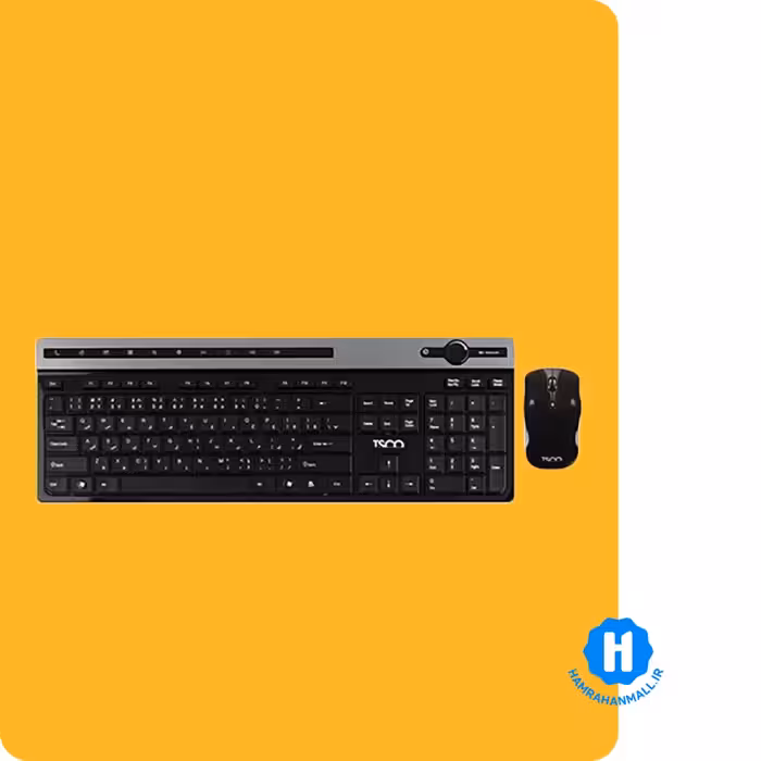 ماوس و کیبورد بی سیم تسکو مدل TKM7106W
