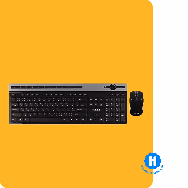 ماوس و کیبورد بی سیم تسکو مدل TKM7106W