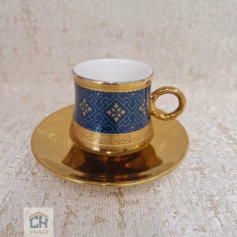 ست قهوه خوری 6 نفره طرح سرمه ای مدل 1050067193