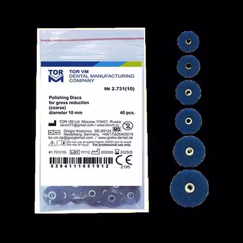 دیسک پرداخت مرکزدار سورمه ای| POLISHING DISCS 40PCS