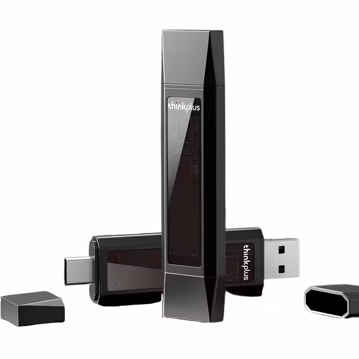 فلش مموری 128 گیگابایت و او‌تی‌جی تایپ‌سی و USB لنوو Lenovo Thinkplus TU203
