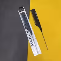 شانه دم باریک پوش دم فلزی کربن /