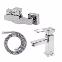 ست شیرآلات شادان مدل فلت ونوس 3X مجموعه 3 عددی