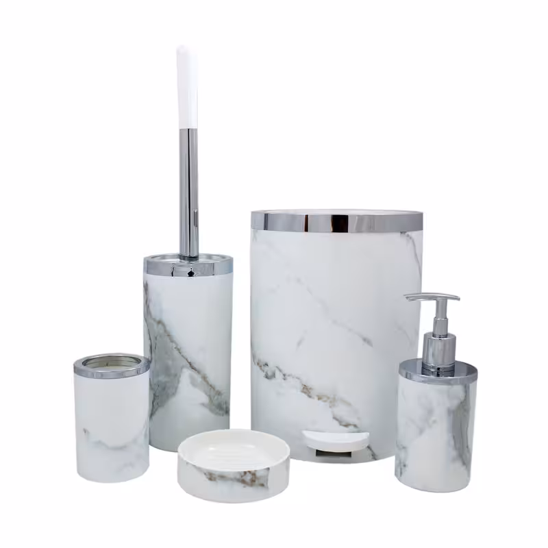 ست سرویس بهداشتی 5 پارچه مدل marbel | کالا مکس