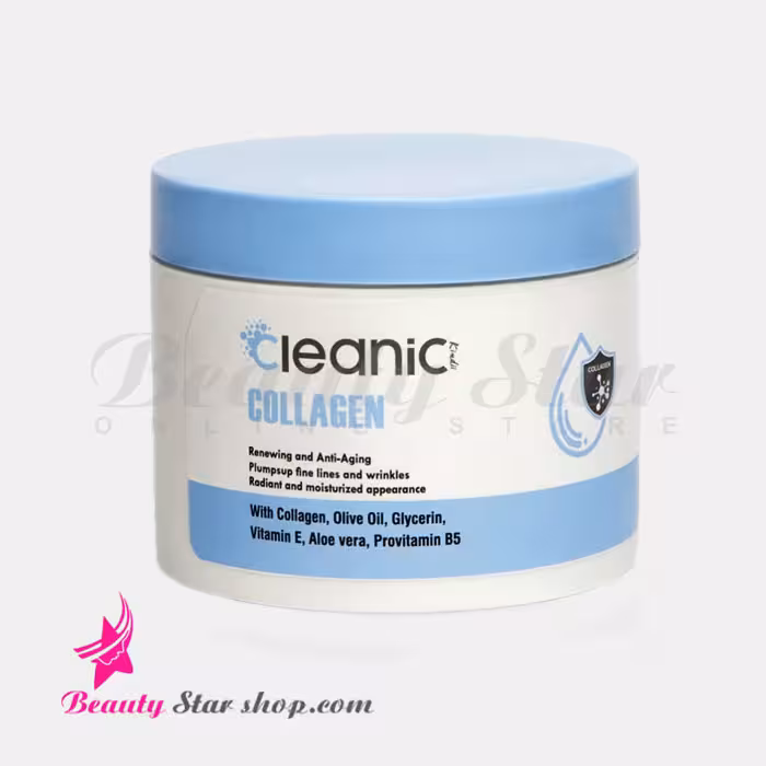 کرم آبرسان دست و صورت کلینیک حاوی کلاژن حجم 225 گرم