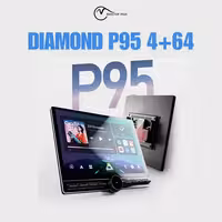 مانیتور کمری 10-2007 مدل P95 برند دایموند 4 64 اپل کارپلی 13.1 اینچ با قاب