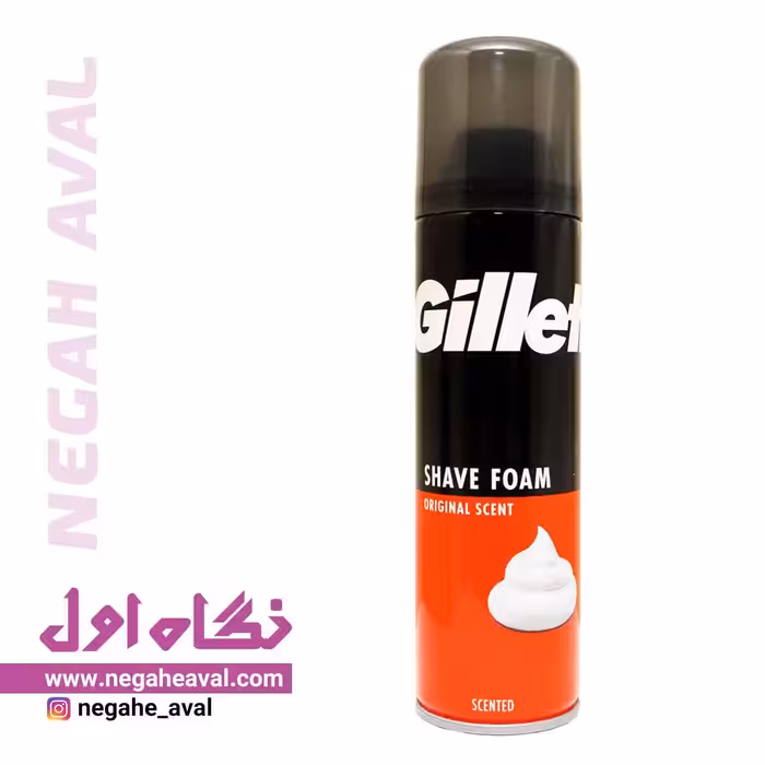 فوم اصلاح صورت ORIGINAL ژیلت حجم 400 میلی لیتر