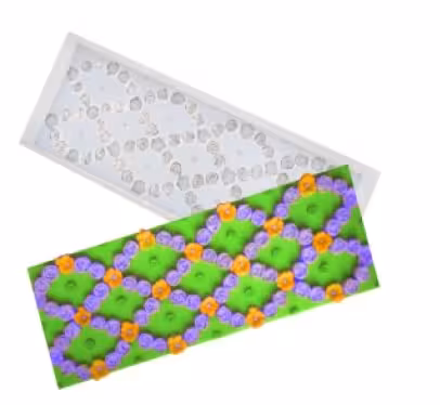 بودکور مالد سيليکوني صفحه گل رز لوزي 2200680