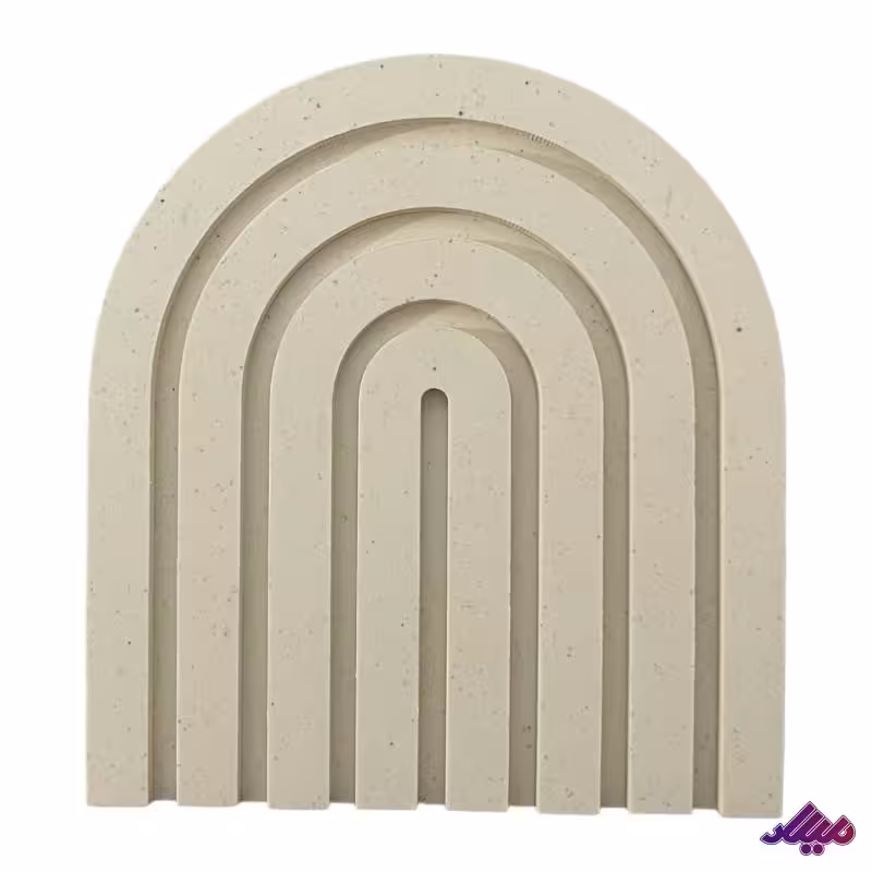 قالب سیلیکونی زیر لیوانی رنگین کمان ارتفاع 12*10 سانت