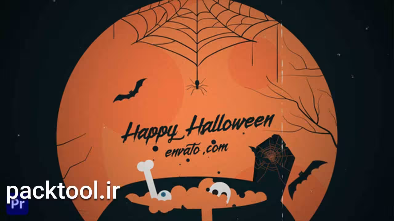 دانلود پروژه آماده پریمیر پرو اوپنر هالووین Halloween Opener - پک تول