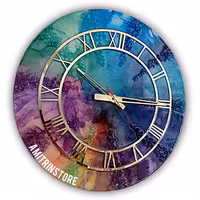 ساعت دیواری رزینی