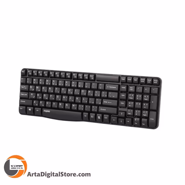 کیبورد بی سیم رپو Rapoo E1050 Wireless Keyboard Black