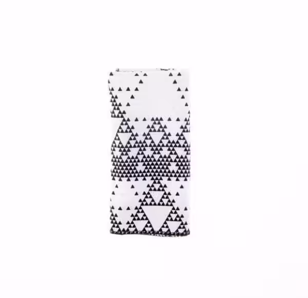 دستمال جیب طرح مدرن سیاه و سفید PSH1090