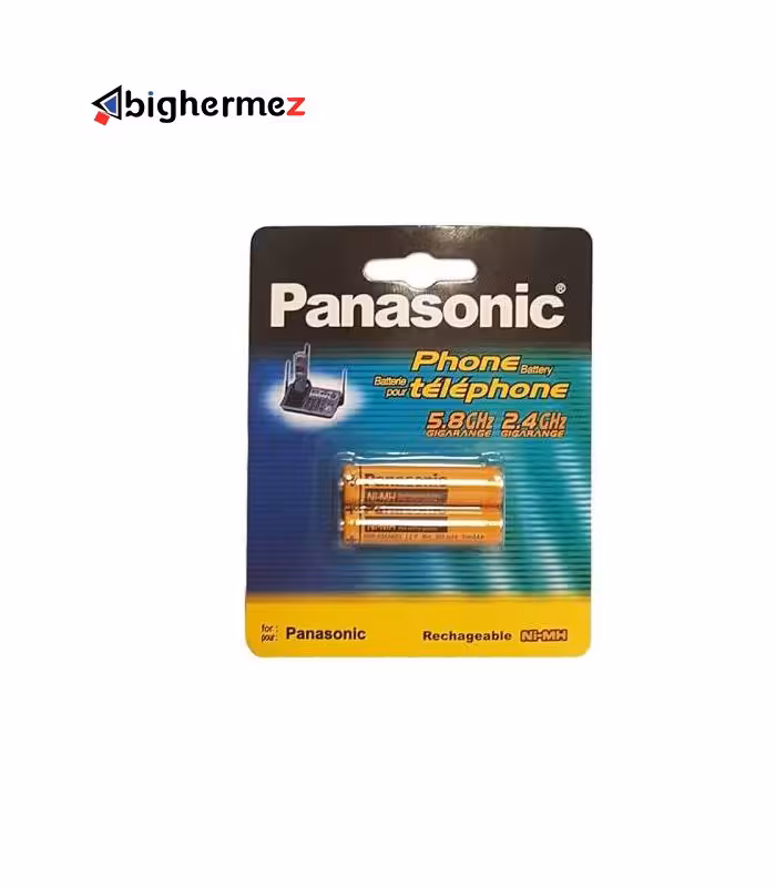 باطری نیم قلم شارژی پاناسونیک مدل MHR-3MRT/2BM به ظرفیت 830mAh