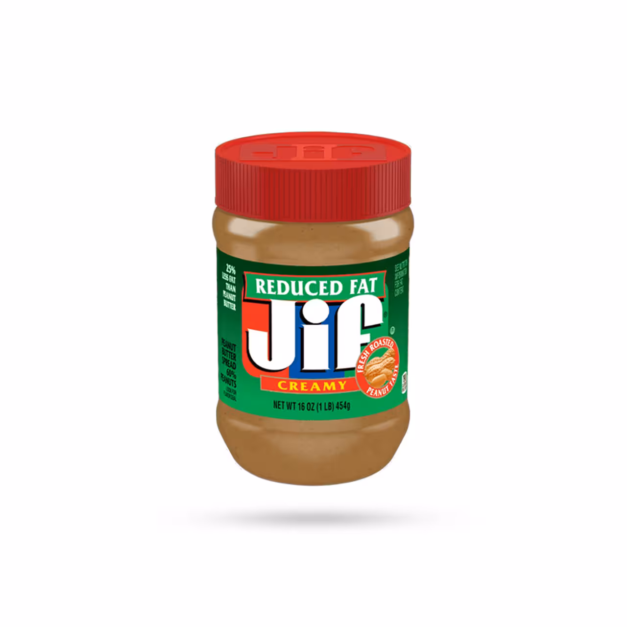 کره بادام زمینی جیف Jif کم چرب 454 گرمی