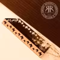 RAFI رافی  سینی کف اینه مستطیل پروانه طلایی  500500GOLD