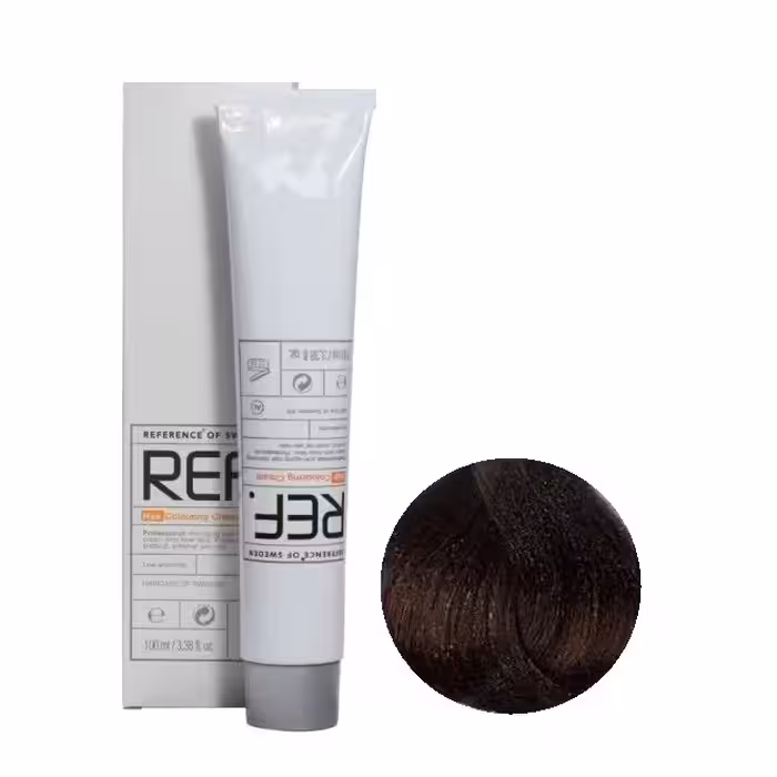 رنگ مو رف شماره 6.7 حجم 100 میلی لیتر رنگ قهوه ای شکلاتی