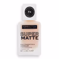 کرم پودر و کانسیلر دو کاره رولوشن مدل Super Matte شماره F4 حجم 24 میل